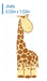 MONCALIERI Children's Designs - Imported Venecitas - Giraffe 1