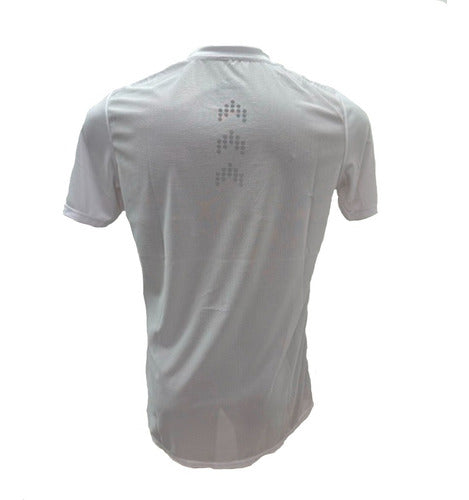 Bronx Running Shirt with Reflective Accents - White 3