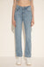 Portsaid Basic Straight Jeans Blue for Women 0