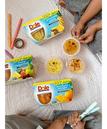 Dole Fruit Bowls Cherry Mixed Fruit In 100% Juice, Snack Sal 3