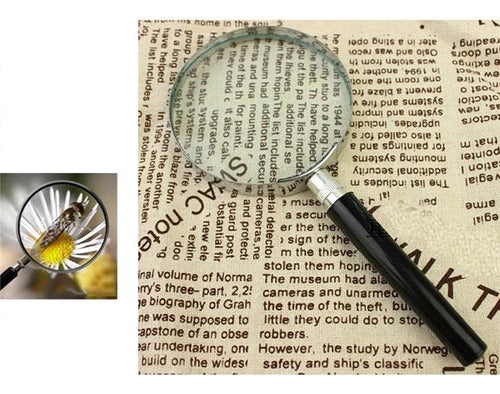 Owl-Glass Handheld Magnifier 3x, 90mm, Glass Magnifying Lens for Reading & Jewelry 3