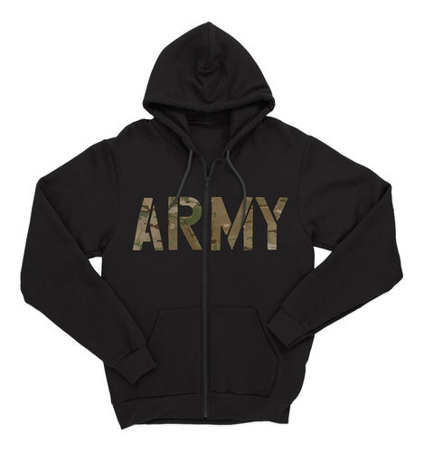 Men's Military Army Imported Eagle Claw Zip-Up Hoodie 5