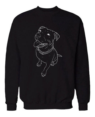 Classic Pitbull Vector Design Sweatshirt 0