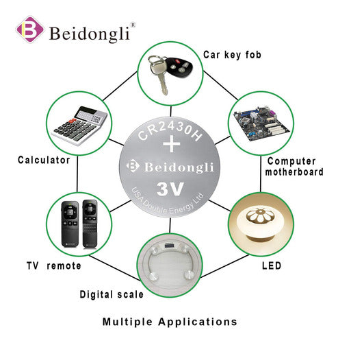 Beidongli Cr2025 - Batera De Litio De 3 V (20 Unidades) 6