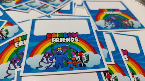 Rainbow Friends Self-Adhesive Stickers Set of 40 0