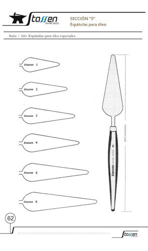 Stassen Professional S.560 Oil Special Spatulas 7