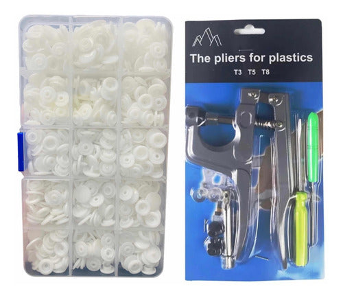 12mm Snap Fasteners Kit Sewing Tool for Baby Clothes 8