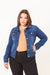 her Classic Stretch Denim Jacket Plus Size 0