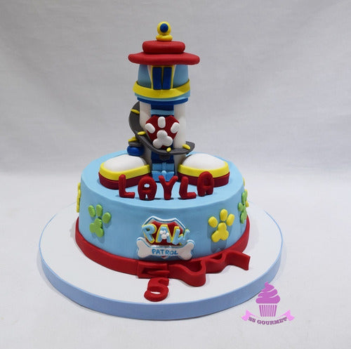 SS GOURMET Torta Paw Patrol - Mesa Dulce Cumpleaños Infantiles 1