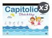 Capitolio Block Tipo El Nene N6 Blanco Tempera Acuarela Pack X 3 1