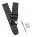 IStrap Replacement For Luminox Silicone Watch Band 23mm Black 1