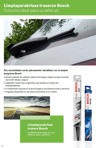 Bosch Rear Wiper Blade 300mm Chevrolet Celta/Ecosport 2