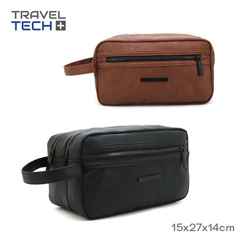 Las Oreiro Travel Organizer Eco Leather Double Compartment New 2