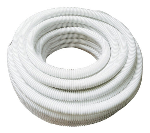 Genrod 20mm 3/4 Lightweight PVC Corrugated Tube X25mts 0