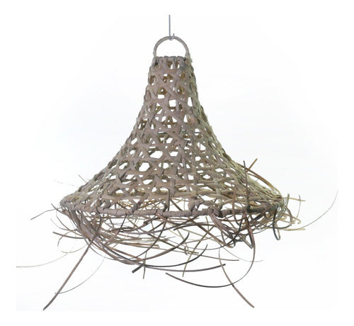 Generic Rattan Cone Lamp - Set of Two 3