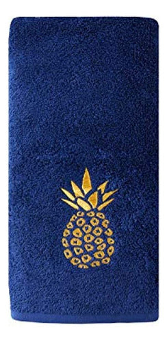 Skl Home By Saturday Knight Ltd. Gilded Pineapple Hand Towel Set of 2 0