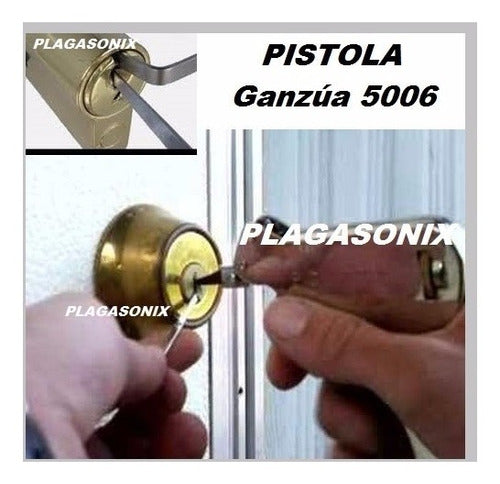 Ganzua Pistola Mecanica Profesional Plagasonix Art 5006 2