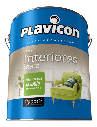 Plavicon Interiores Mate Superlavable Premium 10L 0