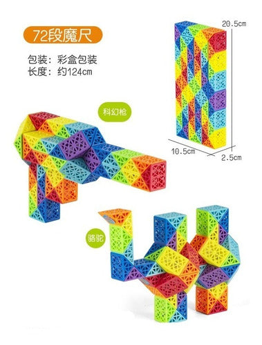 DianSheng Cubo Rubik Diansheng Hollow Magic Snake X72 - Original 1