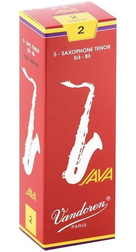 Vandoren Tenor Saxophone Reeds Mib-eb Java Red Vandoren X5 0