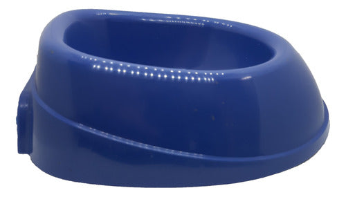 Oval Small Plastic Dog and Cat Feeder Waterer 1