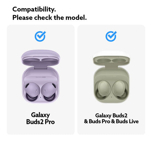 Caseology Vault Designed For Galaxy Buds 2 Pro Buds Live - Matte Black 1