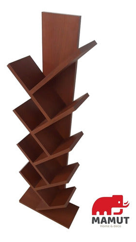 Free-Standing Tree Bookshelf Decorative Bookcase 12
