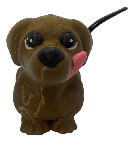 Mate 3D Printed Sausage Dog Includes Bulb - Mate Perro Salchicha Impreso En 3d Incluye Bombilla
