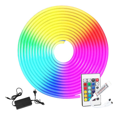 Neon Led Kit Flexible RGB 5m with Power Supply and Controller 2