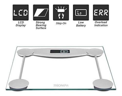 Triomph Báscula De Baño Digital Inteligente Con 2