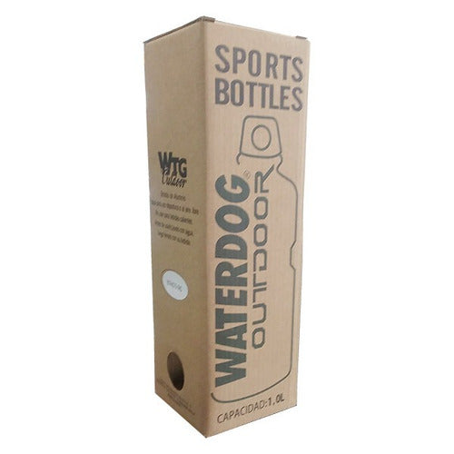 Waterdog Sports Bottle 1 Lt Aluminum Camping 2