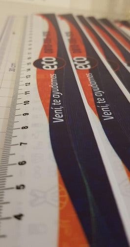 PrintMe 100 Custom 30 cm Rulers with Full Color Logo 1