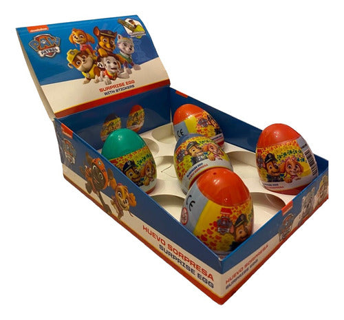 Brickell Candy 12 Paw Patrol Surprise Eggs with Display 1