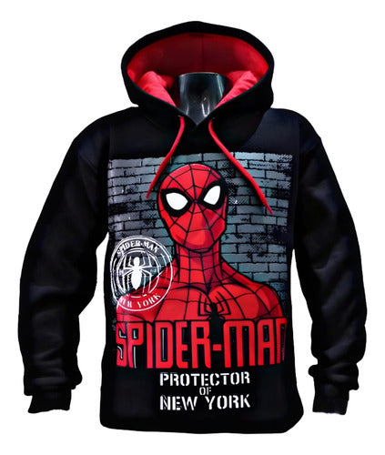 Viva la Pepa Spiderman Double Print Super Plush Hoodie 2