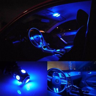 5pcs Azul Bombillas Led Interior Para 2016 2017 Scion Yaris 2