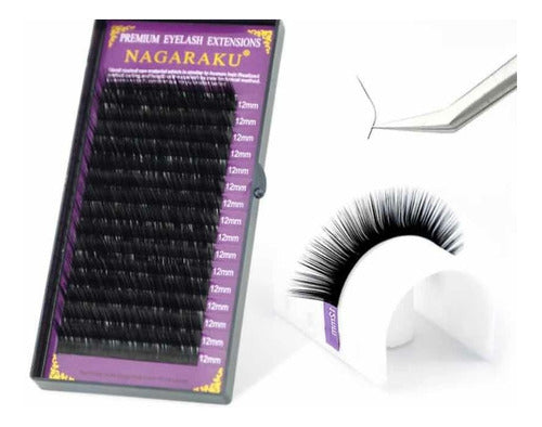 Nagaraku Individual Natural Eyelash Extensions 0