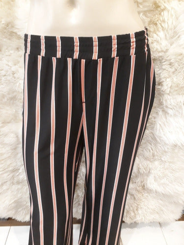 Asarina Striped Pants with Pockets, Cold Silk 3