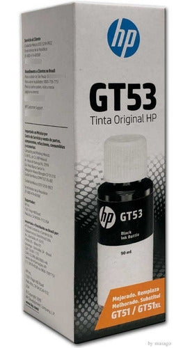 HP Original Black Ink Bottle GT53 (1VV22AL) Delivery Now 0