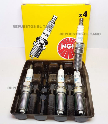 NGK Ford Ka 1.0 - 1.6 8v Zetec Rocam Spark Plug and Cable Kit 3