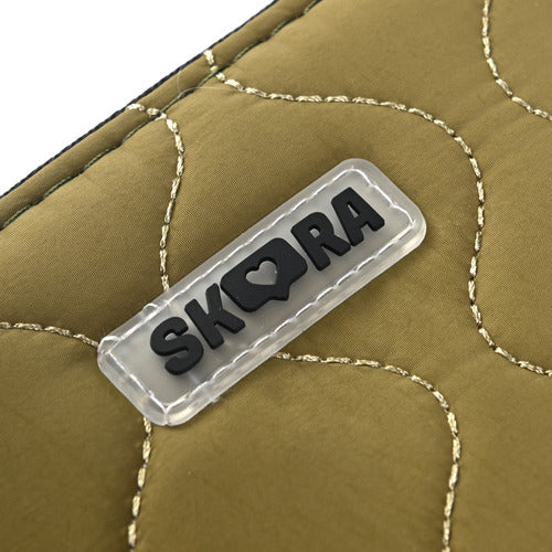 Skora Pocket Wallet Matelasse Smile Waves 12x9cm Coin Purse 4