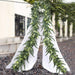 Dremisland Eucalyptus Garland with Long Willow Leaves, 2 Pack 5.9ft 5