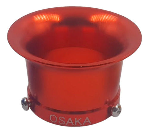 Osaka Venturi Aluminio Anodizado Rojo 55mm Para Carb 30/32/34mm 0