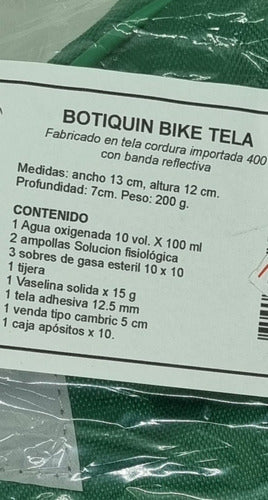 Farmabotiquin Botiquin Primeros Auxilios Ideal Bicicleta Bolso Con Cierre 3