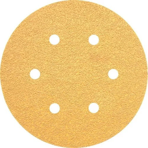 Bosch Set Of 5 150mm 240 Grit Hook And Loop Sanding Discs 1