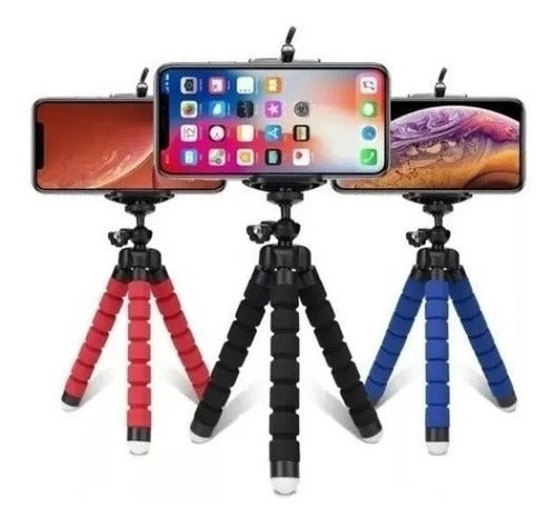 Spider Octopus Tripod 17cm GoPro Cellphone with Included Head 6