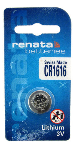 Renata CR1616 Button Cell Battery - Original Switzerland 0