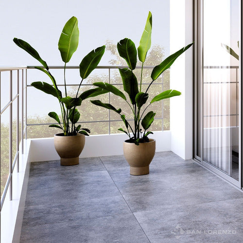 Porcelanato Urban Concrete Out Antracita 58x117 San Lorenzo 1