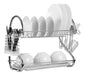 La Vidriera Regalos Two-Tier Chrome Dish Rack 0