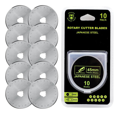 Headley Tools Rotary Cutter Blades 45mm - Compatible With Olfa and Fiskars 0