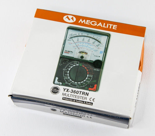 Megalite Tester Multimetro Analogico Con Agujas YX-360TRN + Pilas Htec 1